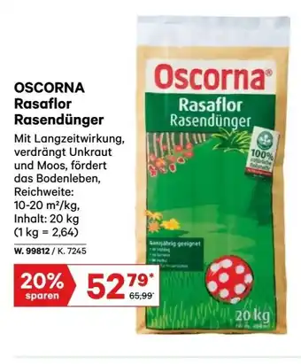 Lagerhaus Oscorna rasaflor rasendünger Angebot