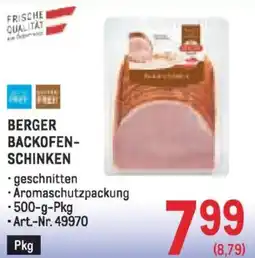 Metro Berger backofen- schinken Angebot
