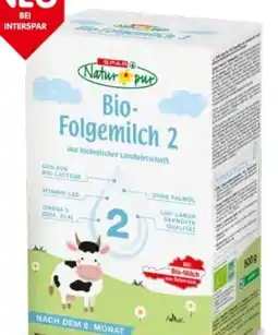 Interspar Spar Natur pur Bio-Folgemilch 2 Angebot