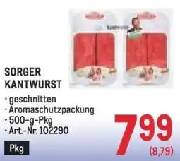 Metro Sorger kantwurst Angebot
