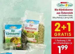 Interspar Spar Natur pur Bio-Kürbiskerne Angebot
