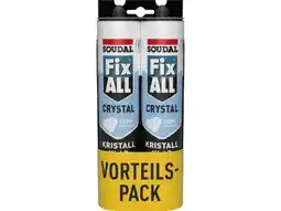 OBI Soudal Dichtstoff Fix all Crystal Angebot