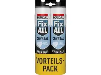 OBI Soudal Dichtstoff Fix all Crystal Angebot