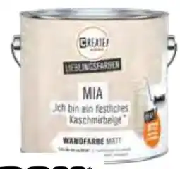 OBI Create! by OBI Wandfarbe Lieblingsfarbe Mia Angebot