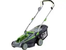 OBI Lux-Tools Akku-Rasenmäher A-RM-2x20/37 Set Angebot