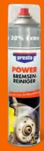 OBI presto Bremsenreiniger Angebot