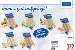 Metro Wojnar's sandwich Angebot