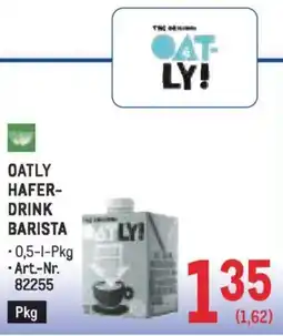 Metro Oatly hafer- drink barista Angebot