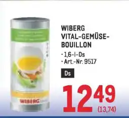 Metro Wiberg vital-gemüse- bouillon Angebot