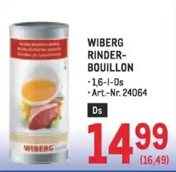 Metro Wiberg rinder- bouillon Angebot