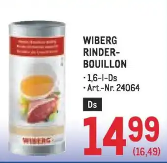 Metro Wiberg rinder- bouillon Angebot
