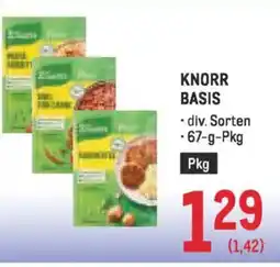 Metro Knorr basis Angebot