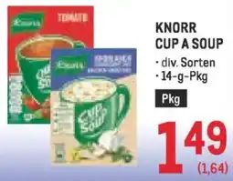 Metro Knorr cup a soup Angebot