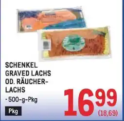 Metro Schenkel graved lachs od. räucher- lachs Angebot