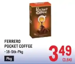 Metro Ferrero pocket coffee Angebot