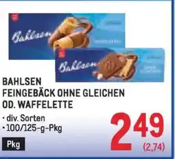 Metro Bahlsen feingebäck ohne gleichen od. waffelette Angebot