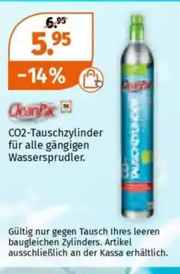 Müller Co2-tauschzylinder für alle gängigen wassersprudler. Angebot