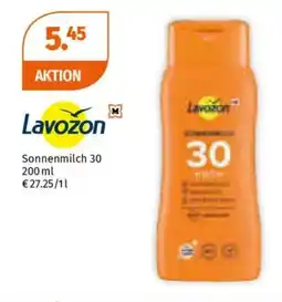 Müller Lavozon Sonnenmilch 30 Angebot