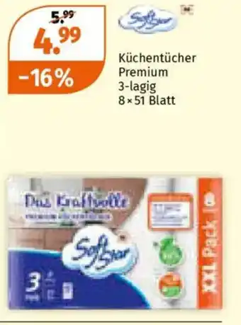 Müller Küchentücher Premium 3-lagig Angebot