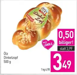 Sutterlüty Ölz Dinkelzopf Angebot