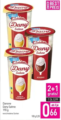Sutterlüty Danone Dany Sahne Angebot