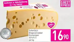 Sutterlüty Sutterlüty's Bregenzerwälder Emmentaler 45% F.i.T. Angebot