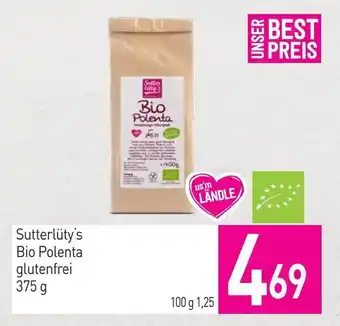 Sutterlüty Sutterlüty's Bio Polenta glutenfrei Angebot
