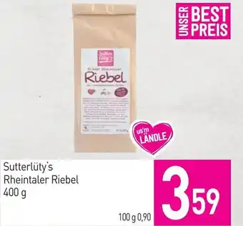 Sutterlüty Sutterlüty's Rheintaler Riebel Angebot