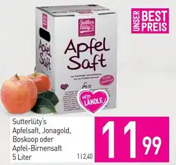 Sutterlüty Sutterlüty's Apfelsaft, Jonagold, Boskoop oder Apfel-Birnensaft Angebot