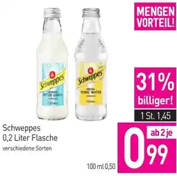 Sutterlüty Schweppes Flasche Angebot