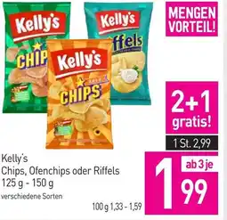 Sutterlüty Kelly's Chips, Ofenchips oder Riffels Angebot