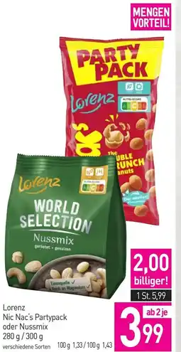Sutterlüty Lorenz Nic Nac's Partypack Angebot