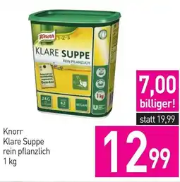 Sutterlüty Knorr Klare Suppe rein pflanzlich Angebot