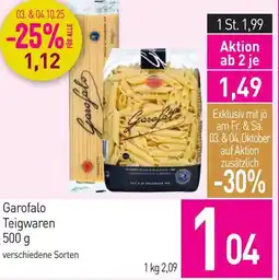 Sutterlüty Garofalo Teigwaren Angebot