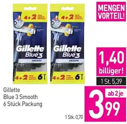 Sutterlüty Gillette Blue 3 Smooth Angebot