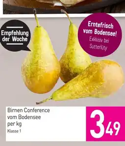 Sutterlüty Birnen Conference vom Bodensee Angebot