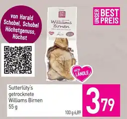 Sutterlüty Sutterlüty's getrocknete Williams Birnen Angebot