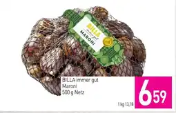 Sutterlüty BILLA immer gut Maroni Angebot