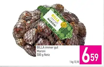 Sutterlüty BILLA immer gut Maroni Angebot