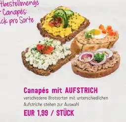 Sutterlüty Canapés mit AUFSTRICH Angebot