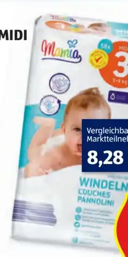 Hofer Mamia Windeln Midi Angebot