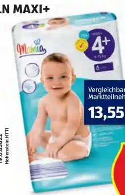 Hofer Mamia Windeln Maxi Plus Angebot