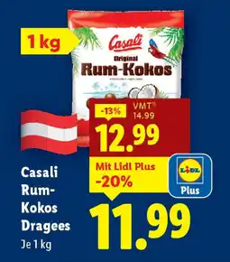 Lidl Casali rum kokos dragees Angebot