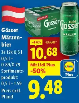 Lidl Gösser märzen bier Angebot