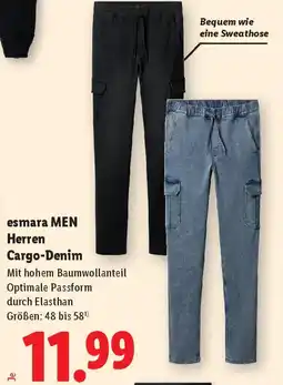 Lidl Esmara men herren cargo denim Angebot