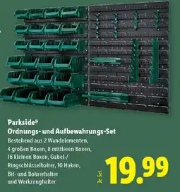 Lidl Parkside ordnungs und aufbewahrungs set Angebot