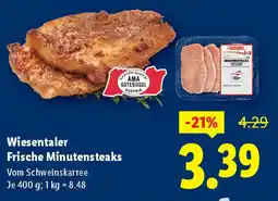 Lidl Wiesentaler frische minutensteaks Angebot