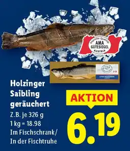 Lidl Holzinger saibling geräuchert Angebot