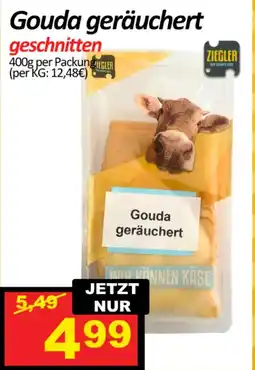 Wurstico Gouda geräuchert geschnitten Angebot