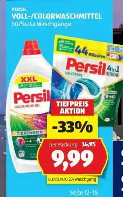 Hofer PERSIL VOLL-/COLORWASCHMITTEL Angebot